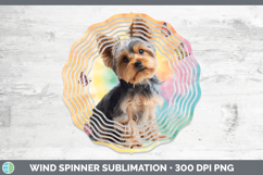 GorgeousDogs 01 Tie Dye Wind Spinner design.