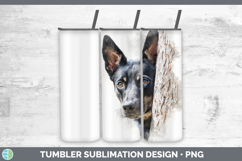 GorgeousDogs 01 Tree Peek Tumbler design.