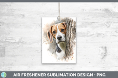 GorgeousDogs 01 Tree Peek Air Freshener design.