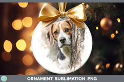 GorgeousDogs 01 Tree Peek Ornament design.