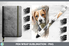 GorgeousDogs 01 Tree Peek Pen Wrap design.