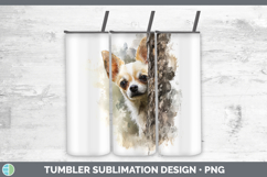 GorgeousDogs 01 Tree Peek Tumbler design.