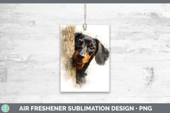 GorgeousDogs 01 Tree Peek Air Freshener design.