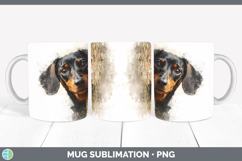 GorgeousDogs 01 Tree Peek Mug Wrap design.