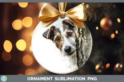 GorgeousDogs 01 Tree Peek Ornament design.