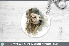 GorgeousDogs 01 Tree Peek Keychain design.