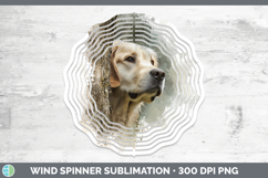 GorgeousDogs 01 Tree Peek Wind Spinner design.