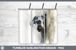 GorgeousDogs 01 Tree Peek Tumbler design.