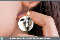 GorgeousDogs 01 Tree Peek Round Earrings design.