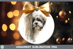 GorgeousDogs 01 Tree Peek Ornament design.