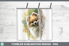 GorgeousDogs 01 Tree Peek Tumbler design.