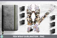 GorgeousDogs 01 Winter Knit Hat Pen Wrap design.