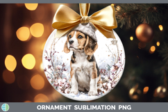 GorgeousDogs 01 Winter Knit Hat Ornament design.