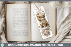 GorgeousDogs 01 Winter Knit Hat Bookmark design.