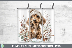 GorgeousDogs 01 Winter Knit Hat Tumbler design.