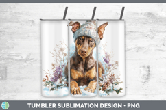 GorgeousDogs 01 Winter Knit Hat Tumbler design.