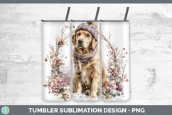 GorgeousDogs 01 Winter Knit Hat Tumbler design.