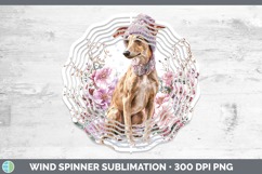 GorgeousDogs 01 Winter Knit Hat Wind Spinner design.