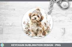 GorgeousDogs 01 Winter Knit Hat Keychain design.