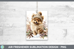 GorgeousDogs 01 Winter Knit Hat Air Freshener design.