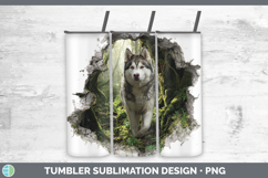 GorgeousDogs 02 3D Hole Tumbler design.