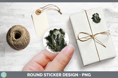 GorgeousDogs 02 3D Hole Stickers design.