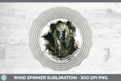 GorgeousDogs 02 3D Hole Wind Spinner design.