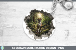 GorgeousDogs 02 3D Hole Keychain design.