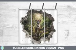 GorgeousDogs 02 3D Hole Tumbler design.