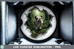 GorgeousDogs 02 3D Hole Car Coaster design.