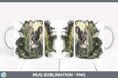 GorgeousDogs 02 3D Hole Mug Wrap design.