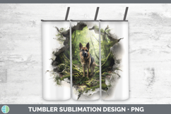 GorgeousDogs 02 3D Hole Tumbler design.