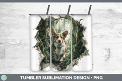 GorgeousDogs 02 3D Hole Tumbler design.