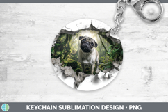 GorgeousDogs 02 3D Hole Keychain design.