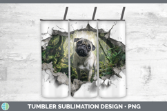 GorgeousDogs 02 3D Hole Tumbler design.