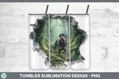 GorgeousDogs 02 3D Hole Tumbler design.