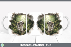 GorgeousDogs 02 3D Hole Mug Wrap design.