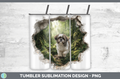 GorgeousDogs 02 3D Hole Tumbler design.
