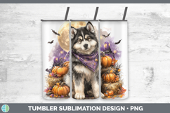 GorgeousDogs 02 Bandana Halloween Tumbler design.