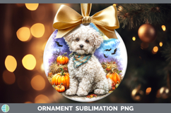 GorgeousDogs 02 Bandana Halloween Ornament design.