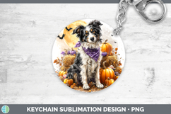 GorgeousDogs 02 Bandana Halloween Keychain design.