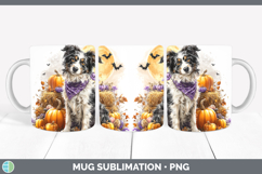 GorgeousDogs 02 Bandana Halloween Mug Wrap design.