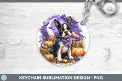 GorgeousDogs 02 Bandana Halloween Keychain design.