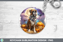 GorgeousDogs 02 Bandana Halloween Keychain design.
