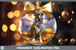 GorgeousDogs 02 Bandana Halloween Ornament design.