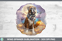 GorgeousDogs 02 Bandana Halloween Wind Spinner design.