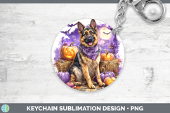 GorgeousDogs 02 Bandana Halloween Keychain design.