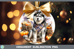GorgeousDogs 02 Bandana Halloween Ornament design.