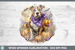 GorgeousDogs 02 Bandana Halloween Wind Spinner design.