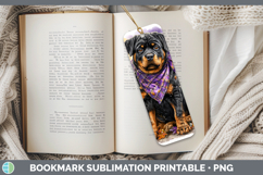 GorgeousDogs 02 Bandana Halloween Bookmark design.